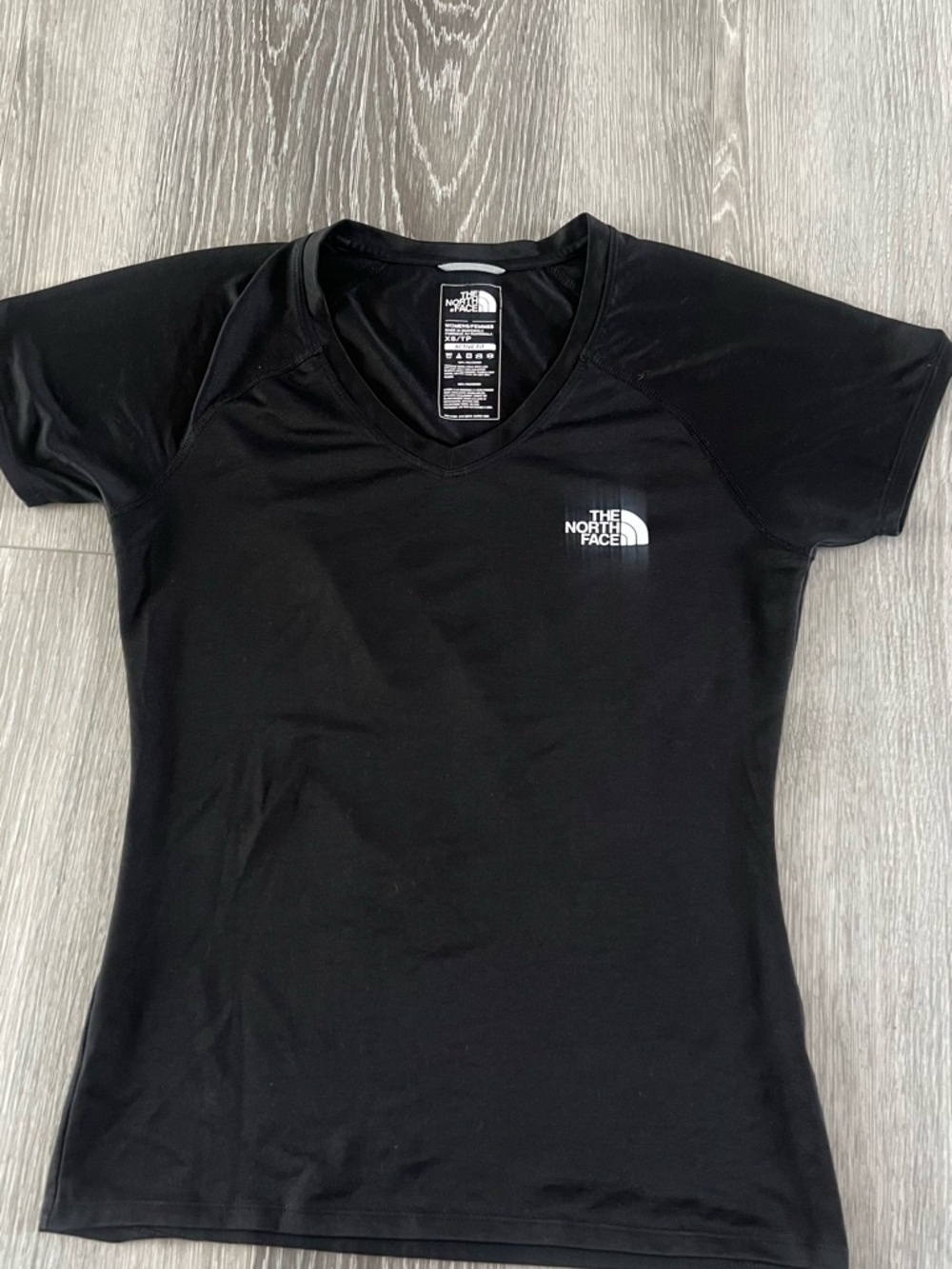 The North Face Women's Black V-Neck Short Sleeve Tee